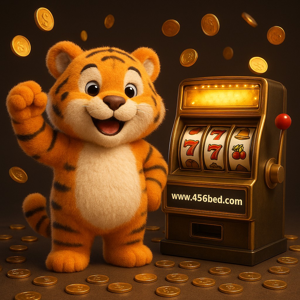 আর্কেড জয়ের আনন্দে উল্লাসিত এক বাঘশাবক